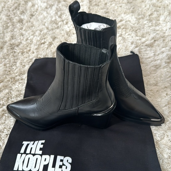 🌟NEW 🌟 The Kooples Black Women's Ankle Boots ✨ NEW✨ - Picture 5 of 8